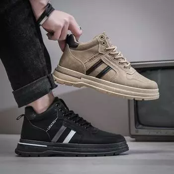 Customized foreign trade men s shoes New Martin boots Versatile comfortable trendy casual youth Versatile trendy shoes Tooling shoes 39