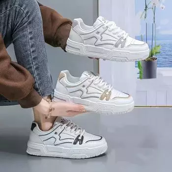 Customized little white shoes women s shoes popular sports new shoes women s autumn versatile spring and autumn versatile thick-soled casual 35