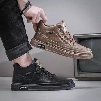 Customized new tooling shoes foreign trade Martin boots men s shoes trendy outdoor leisure youth versatile comfortable trendy shoes 39
