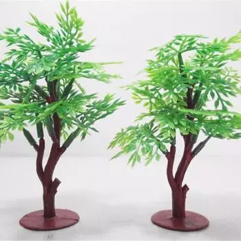 Cute 10cm Mini Sand Table Trees Miniature Figurines Mental Game Accessories Flower Pot Ornaments Creative Scene Decoration