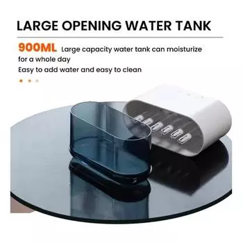 Cute 2025 New New music ultrasound flame air humidifier for the белый