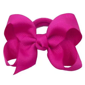 Cute Baby Girls Hair Bows Hair Ties Kids Hair Bands 3inch Bows Ponytail Holder Ties Children Kids Hair Accessories