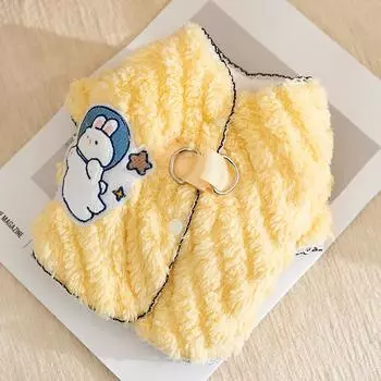 Cute bear autumn and winter thickened warm two-legged cotton-padded fleece coat cat Bigbear puppy pet dog dog clothes S (recommended weight 3-2.5 kg)