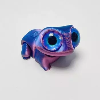 Cute Big Eyes 3D Printed Frog Model Cartoon 3D Printed Frog Toy 3D Printed Frogs Ornament Kids style A