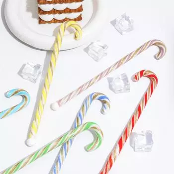 Cute Cartoon Christmas Creative Long Handle Spoon Juice Coffee Cake Spoon Fine Glass Colorful Stirring Stick