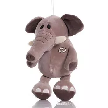 Милая мультяшная плюшевая игрушка-слоник, кукла-слоник 8 дюймов, кукла для игрового автомата As shown in the picture