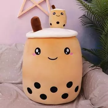 Cute Cartoon Pearl Milk Tea Cup Pillow Plush Toy Doll Children s Doll Girl Sends Gifts To Set Up A Stall 24 cm (0.12kg)
