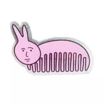 Cute Cartoon Pink Rabbit Keychain Pendant Fashionable and Practical Keyring Key Charm for Backpack Bag Decoration 2