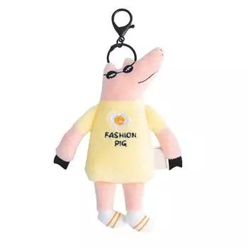 Cute Cartoon Plush Animals Keychain Pendant Lovely Hanging Decorations Keyring Charm for Purse Bag Backpack Handbag 3