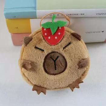 Милый мультяшный плюшевый кошелек для монет, плюшевый кошелек в виде животного для женщин и детей, сумка для монет на молнии as the picture