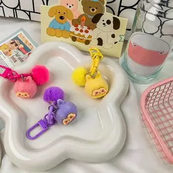 Милый мультяшный брелок из смолы Лабубу, брелок для ключей, чехол для телефона, брелок для автомобиля, изысканный рюкзак, украшения, аксессуары, подарки
