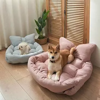 Cute Cat Dog Bed Warm Pet Sofa For Large Dogs For Medium Small Dogs Soft Pet Mat Cotton Kennel Washable House S