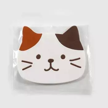 Cute Cat Pattern Coasters Non-slip and Heat-resistant Reusable Beverage Coasters Suitable for Traveling and Easy To Carry