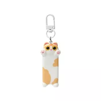 Cute Cat Pendant Keychain Key Rings Fashion Animal Kitten Charm Keyring Hanging Ornament Bag Decorations Party Jewelry B