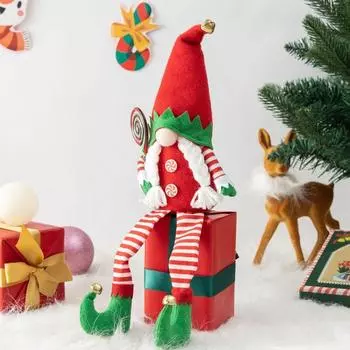 Cute Christmas Elf Gnomes Dolls Long Legged Soft Christmas Rudolf Doll Exquisite Funny Merry Christmas Decoration Party Favors