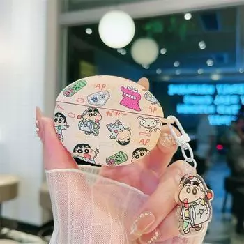 Cute Crayon Xiaoxin for Oppo Enco Free4 Protective Case Cute Cat Text Haha Encofree4 Danna Oppo Bluetooth Earphone Case Anime Women Frosted Soft Case OPPO Enco free4 Crocodile Xiao Xin + Listed
