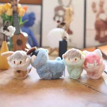 Cute Cute 2D Cotton Doll Doll Puppet Puppet Puppet Ring Plush Toy Doll Doll Doll 15 cm.