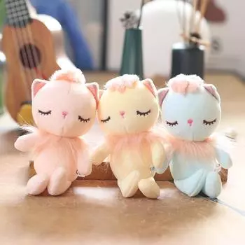 Милый милый олень подвеска плюшевая игрушка кукла мультфильм школьная сумка подвесное украшение брелок кукла кукла 15 cm.