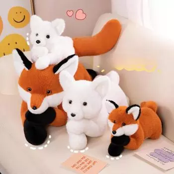 Cute Cute Pet Little Fox Doll Children Comfort Pillow and Sleep Plush Toy Rag Doll Girl Cloth Doll 45cm