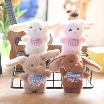 Милый милый шарф кролик кулон плюшевая игрушка кукла сумка подвесное украшение брелок кукла кукла кукла кукла 12cm