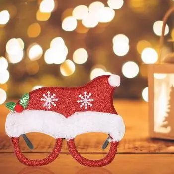 Симпатичные декоративные очки, реалистичные, привлекательные, реалистичные, прочные, для рождественских очков, для отеля