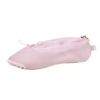 Cute Design Satin Stationery Bag Makeup Bag Ballerina Pencil Bag Pen Storage Bag Birthday Gift