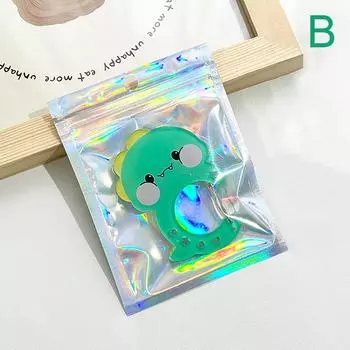 Cute Dinosaur Carabiner Diy Dinosaur Keychain Bag Charm Acrylic Decoration Backpack Pendant Handbook Decoration Gifts