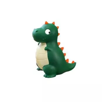 Cute Dinosaur Piggy Bank Anti-fall Animal Desktop Ornaments Dinosaur Storage Jar Home Decor S зелёный