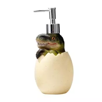Cute Dinosaur Refillable Bottles Press Type Portable Shower Gel Bottle Prevent Leakage Environmentally for Cosmetics Detergents