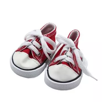 Cute Doll Canvas Shoes Mini BJD Doll Shoes Mini Casual Shoes Plush Doll Shoes