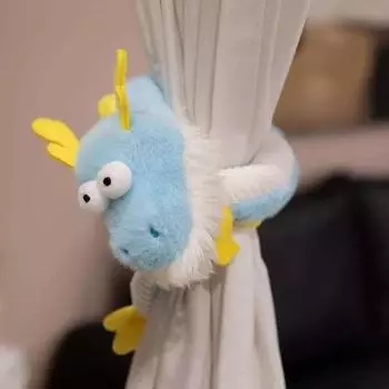 Cute Doll Dragon Plush Toy Simulation Plush Doll Slap Bracelet Birthday Gift синий