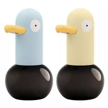Cute Duck Automatic Foaming Soap Dispenser Touchless Hand Soap Dispenser Rechargeable Dish Soap Dispenser for Kitchen Bathroom жёлтый
