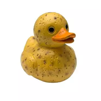 Cute Duck Statue Resin Miniatures Figurine Whimsical Vegetable Duck Ornament Home Style 6