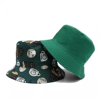 Cute Fashion Graffiti Japanese Art Graffiti Sunblock Hat Outdoor Sun Hat Hat Unisex Sun Protection Caps for Ladies Gentlemen синий