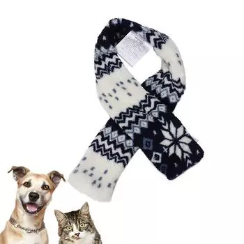 Cute Fashionable Pet Dog Cat Neck Scarf Winter Plush Soft Warm for Pets Dogs AccessoriesWJ03 blue M M