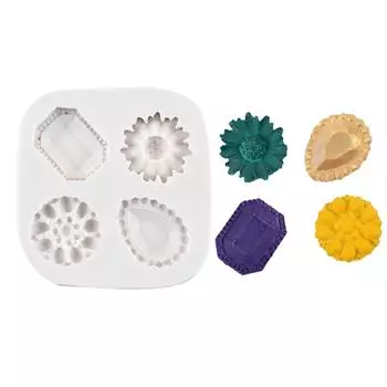 Cute Flower Geometric Shape Pastry Tools Press Baking Utensils Environmentally Friendly Cool for Christmas Baking Tools