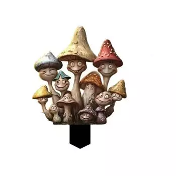 Cute Garden Signage Acrylic Animal Statue Sculptures Crafts Mini Figurine Bonsai Style 2