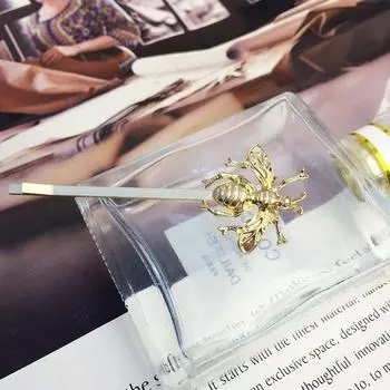 Cute Girl Wear Gift Pin Fashion Hair Barrettes Women Bee Accessories Jewelry золотой