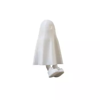 Cute Halloween Ghost Statue Activity Foot 3D Printed Ornament Little Man Ornament Halloween Decor 6cm