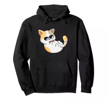 Cute harmonica blues cat player harmonicist mouth organ hoodie