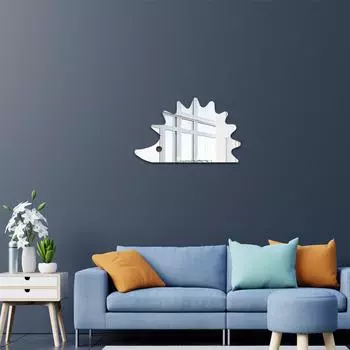 Cute hedgehog three-dimensional 3D wall stickers children s room kindergarten wall acrylic decoration creative stickers