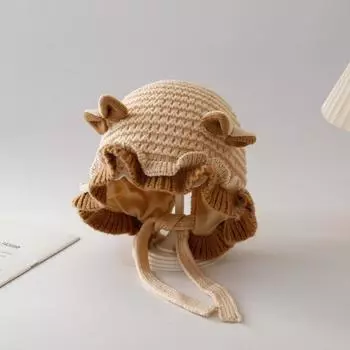 Cute Hemming Caps Autumn Winter Pullover Hats New Ear Protection Hats