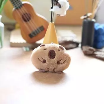 Милый кошелек для монет Капибара, подвеска, плюшевые игрушки, кукла, сумка, подвесное украшение, брелок, кукла, кукла 12cm