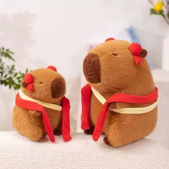 Cute Kapibala Doll Transforms Into Nezha Capybara Plush Toy Doll Kapibala Doll Birthday Gift 23cm