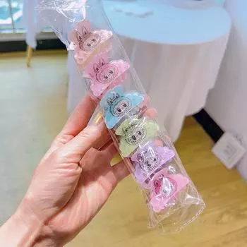 Милая заколка для волос Labubu, мультяшная акриловая заколка в виде акулы, милая заколка для волос, аксессуары для волос для девочек, головные уборы, подарки