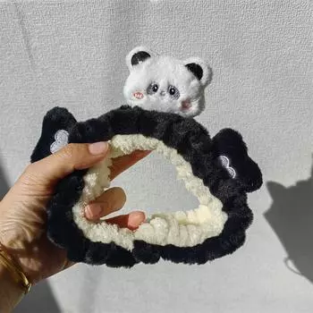 Cute little animal cartoon headband small yellow chicken headband face wash makeup headband