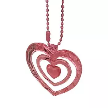 Cute Love Heart Keychain Car Key Chain Ring Heart Pendant Keyrings Party Favor for Handbag Purses Bag Wallet-Decoration B