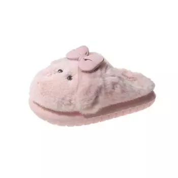 Cute Mengmeng Cha Dog Hair Slippers Autumn New Casual Wear Home Furry Women s Shoes 36-37