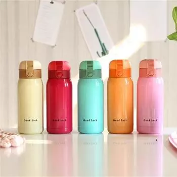 Милый мини-термос с креативным дизайном живота, портативная и карманная бутылка для воды, идеальный подарок для детей 360ml