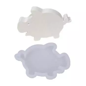 Милые формованные фигурки, формы для создания мыла ручной работы, подарочные декоративные статуэтки, милые формы для украшений в форме свиньи
